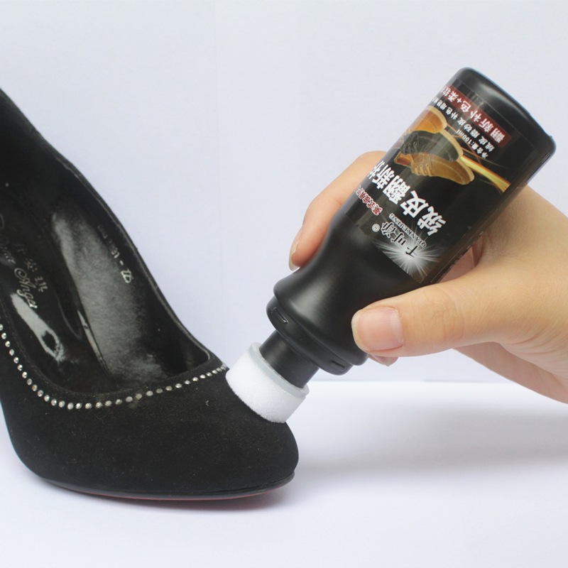 Shoe powder velvet skin renovation care agent anti-fur coloring agent suede shoes sanding powder spray shoe polish black colorless