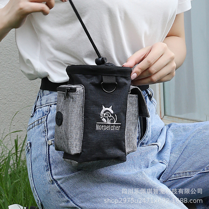 Pet Training Waist Bag, Pet Snack Bag, Cat Bag, Dog Bag, Outing Waist Bag, Export Cross-Border (Free Belt)