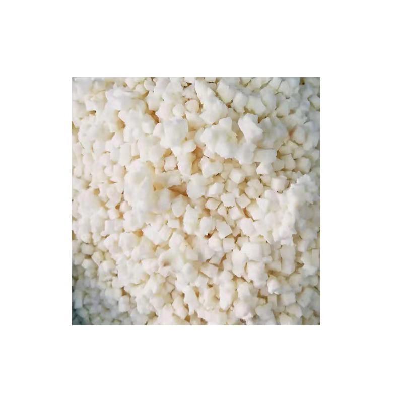Frozen horseshoe grain 6X6 specification factory direct supply meat ingredients Guangdong specialty frozen horseshoe grain snacks