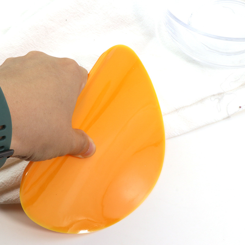 Wholesale plastic spatula scraper noodle cutter cake cream scraping blade semicircular dough flour cut baking tools