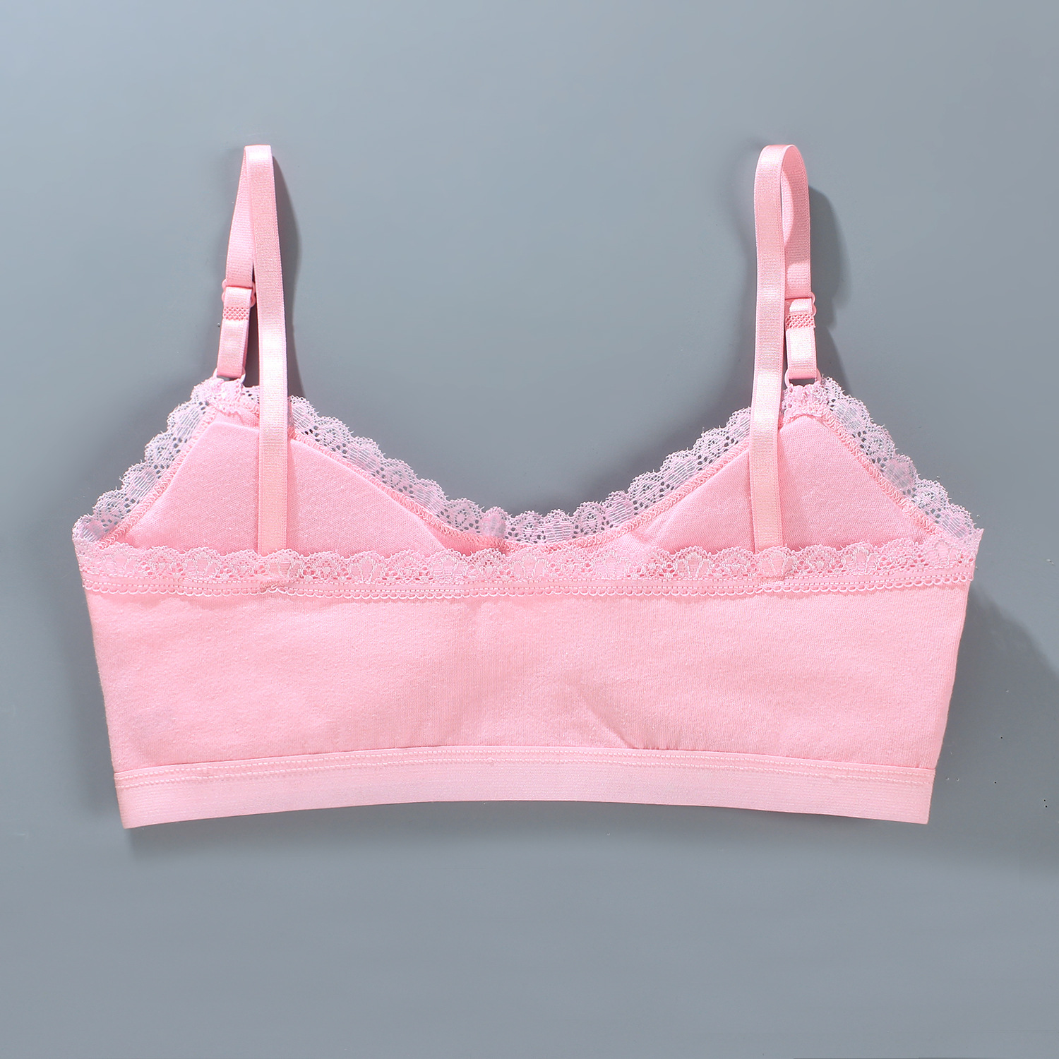 Children's Bra Development Period Small Vest Intimates 9 Cotton Suspenders Lace Cross-Border Girl Tube Top 10-15 Years Old Summer Student