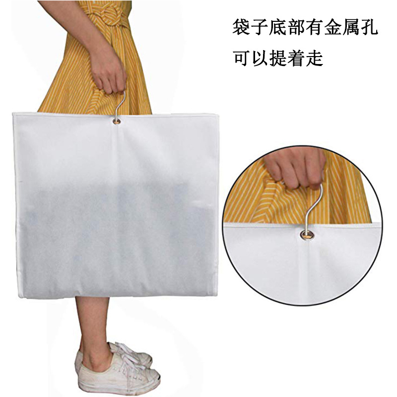 Brand New Material Translucent Peva Clothing Dust Cover Transparent Window Kidsren's Clothing Dust Bag Black Suit Cover