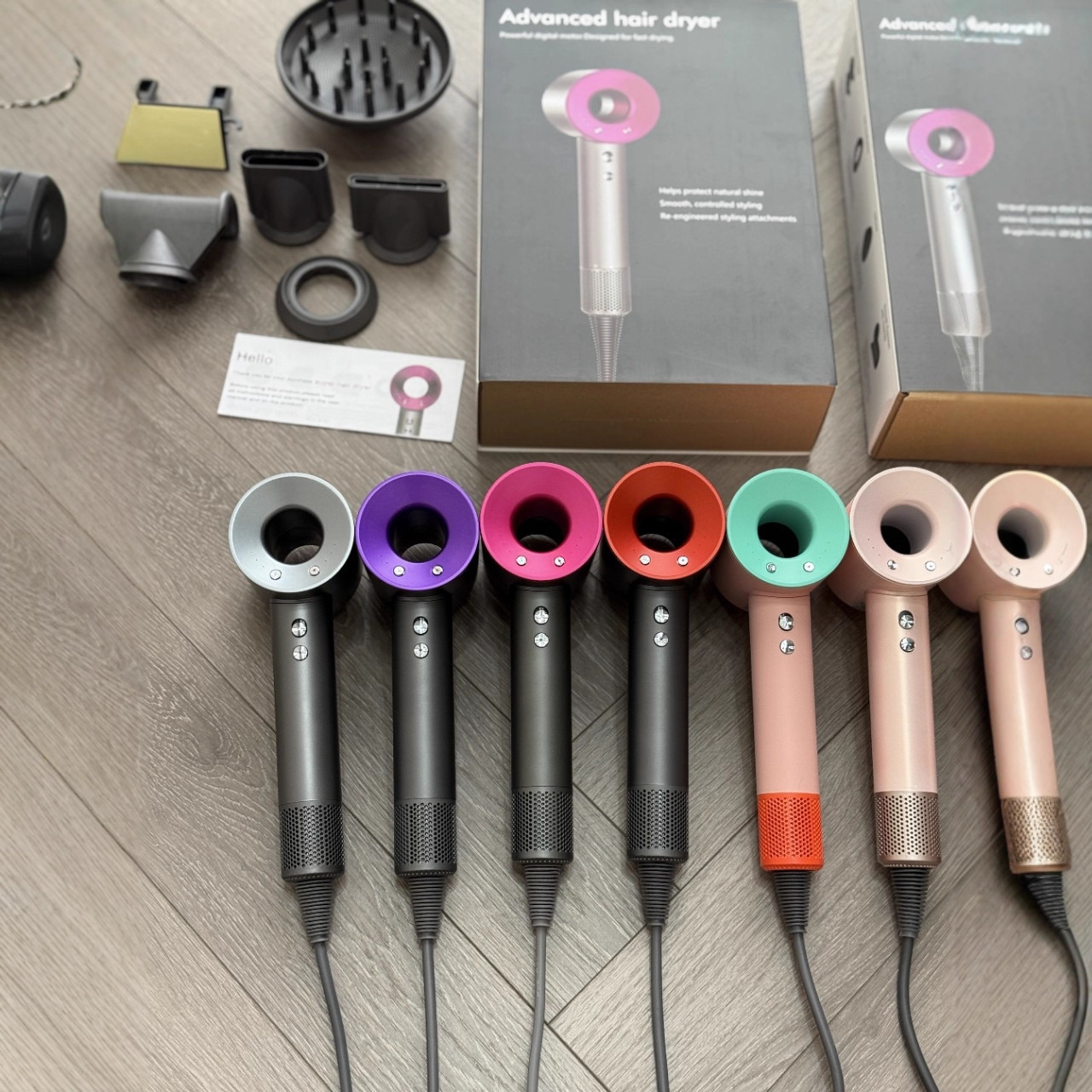 Huqiangbei Wind Power Hair Dryer Negative Ion Hair Care High-Power Quick-Drying Hair Dryer of the Same Model as Mosen