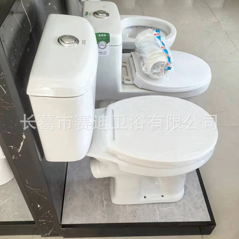 Split Wall-Mounted Toilet with Angled Flush, Various Specifications, Export to Central Asia, Flush Toilet