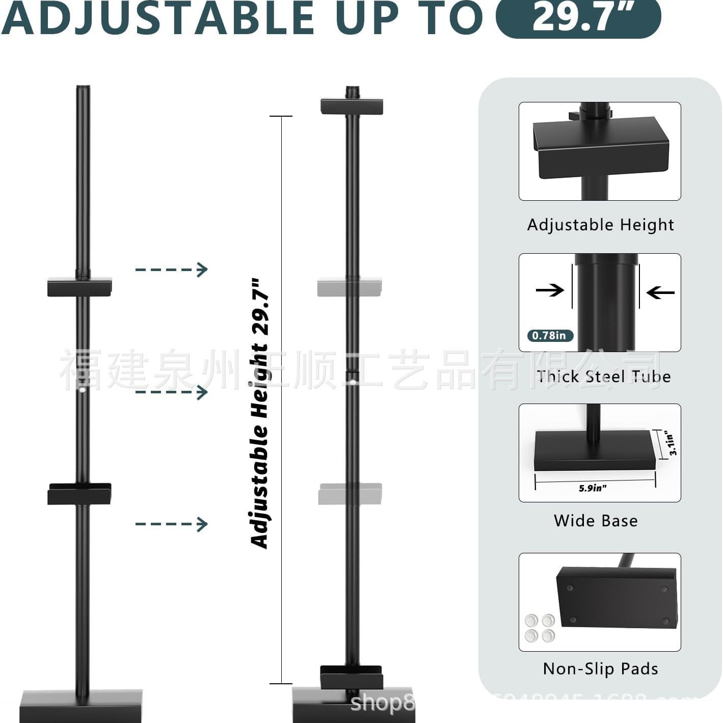 Customized Oil Painting Stand Photo Frame Photo Display Stand Adjustable Height Art Easel Desktop Floor-Standing