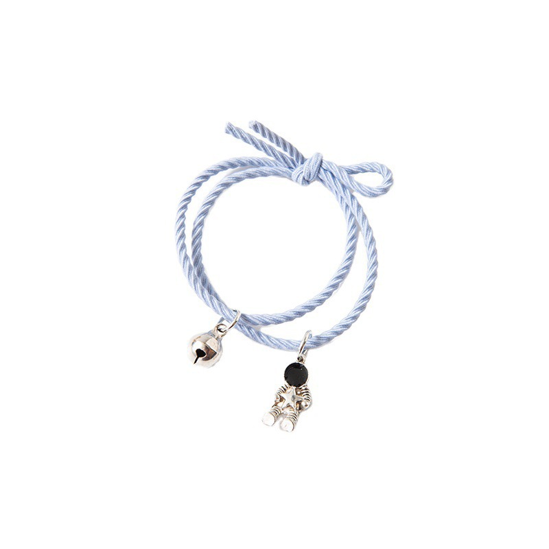 Spaceman Bell bracelet pair simple bracelet dual-use astronaut hair rope female Net red headdress