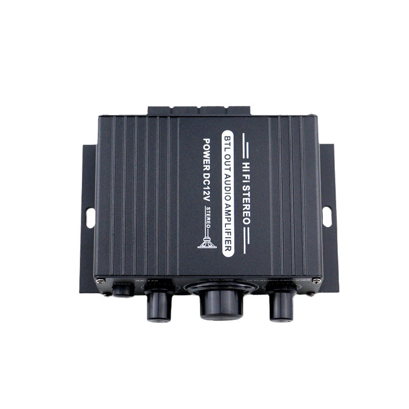 AK170 Aluminum Alloy Power Amplifier 12V Cross-border E-commerce Amazon Foreign Trade Hot Mini Power Amplifier