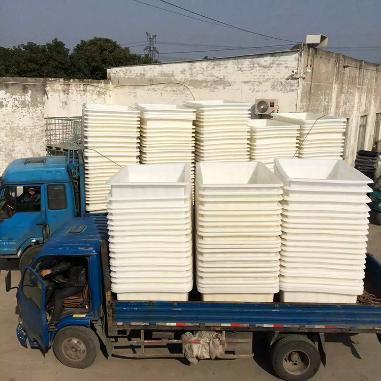 Plastic Thickeneded Beef Tendon Square Box Water Tank Clinker White Food Grade 1000 Liter Pe Aquaculture Box Beef Tendon Square Box