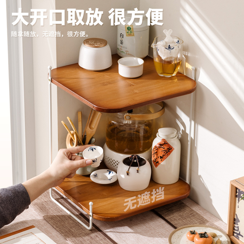 Corner Cup Rack Corner Cup Storage Rack Bar Table Mug Cup Tea Cup Placement Rack Corner Vintage Cup Rack