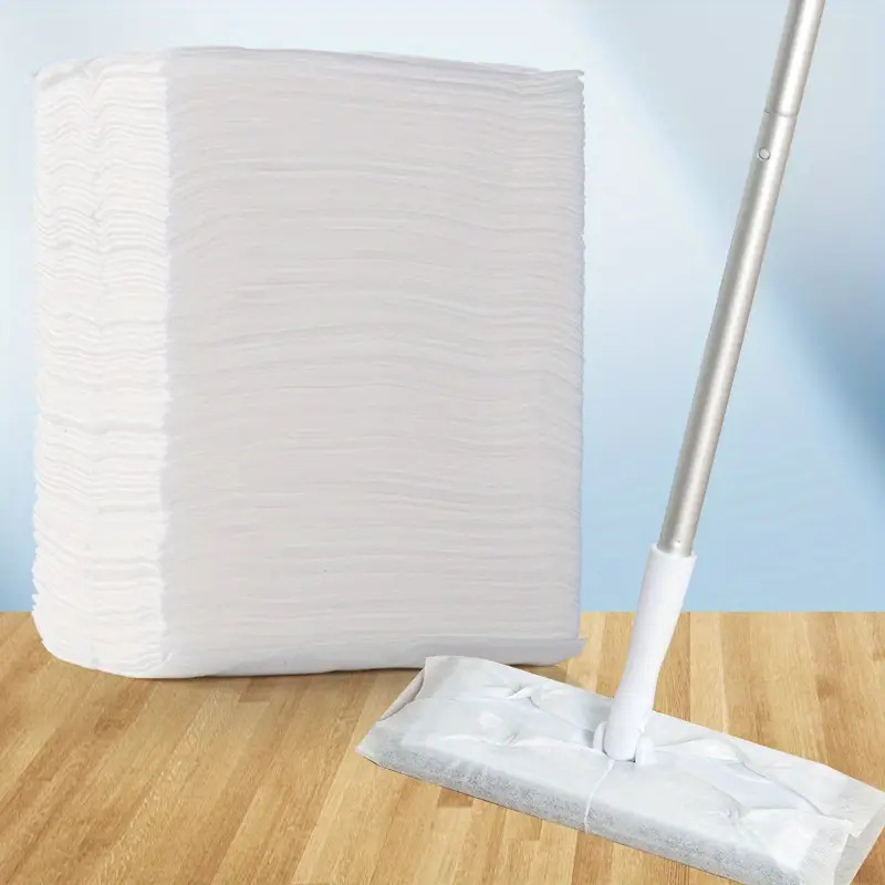 Cross-border Explosions Dust Removal Paper Disposable Household Dust Removal Cloth Electrostatic Mop Pad Floor Tile Floor Cleaning Supplies