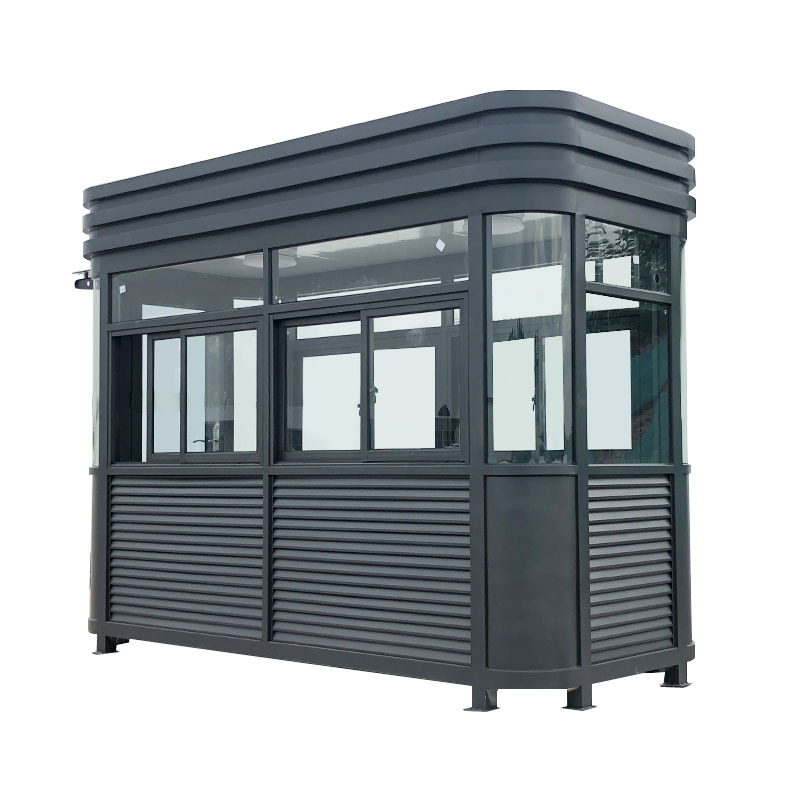 Mobile booth security booth finished products factory direct residential duty room parking lot stainless steel toll booth in stock