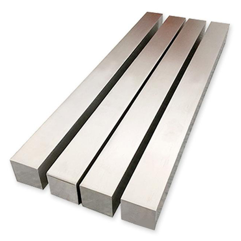 Квадратная сталь из нержавеющей стали 201 304 316L, шлифованная, яркая