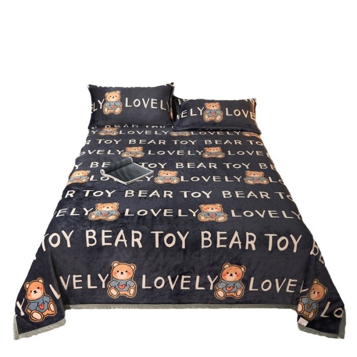 Blanket Wholesale Foreign Trade Blanket Pet Blanket Children Blanket Double-sided Fleece Coral Fleece Blanket Gift