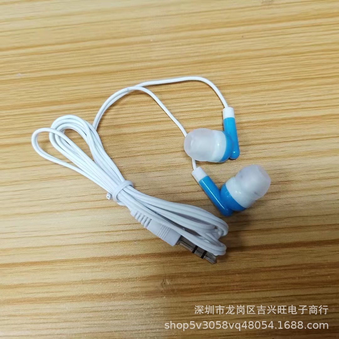 Factory spot color headphones in-ear headphones with Machine Foreign trade cheap MP3MP4 mobile phone gift Color headphones