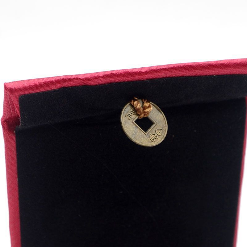 Gold-Edged Tassel Jewelry Packaging Box, Classical Chinese Style Collection Pendant, Jade Pendant, Jade Pendant Packaging Box, Jewelry Gift Box