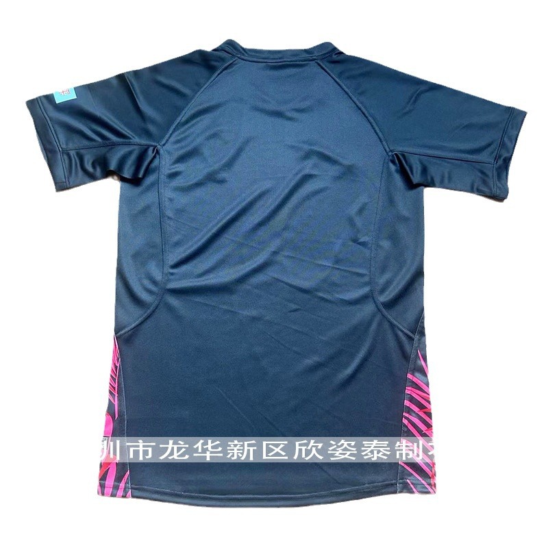 Fiji olive jersey 2023-24 Fiji 15 men's black olive jersey 15s rugby jersey