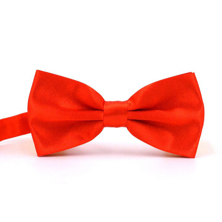 Wholesale Double-Layer Bow Ties for Men, Business Formal Solid Color Satin Korean-Style Bow Ties from Shengzhou Factory