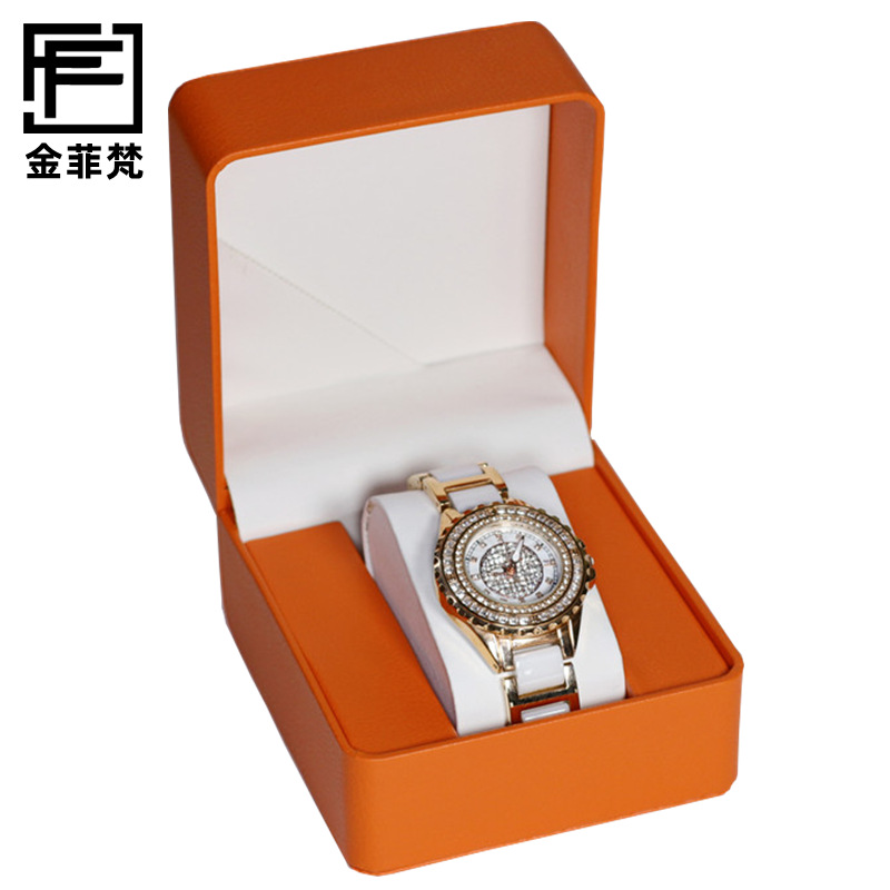 Cross-border Pebbled Rounded Corner Watch Box, Classy Watch Packaging Box, Green Watch Bracelet Storage Box, Convenient Watch Box
