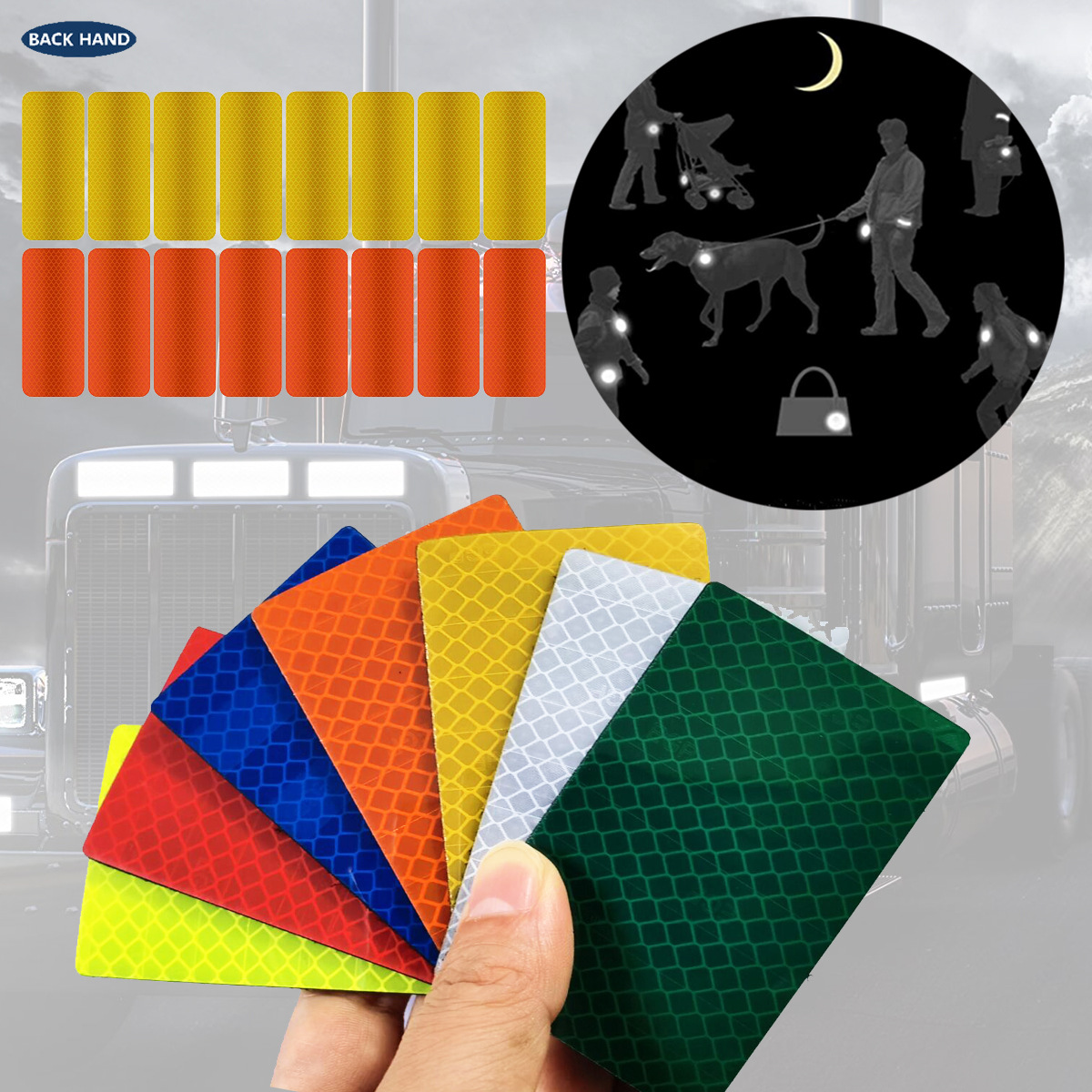 Кросс-борд поставка лазерная резка отражатель ночная идентификация штамп светящаяся лента нарукавник рюкзак советы газовый штамп велкро