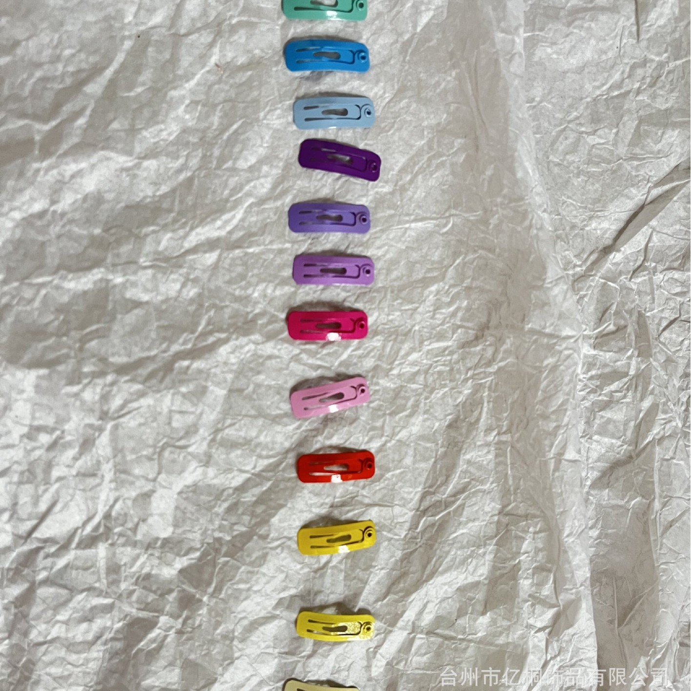 Pet hair accessories 2cm colorful small square BB clip Yorkshire marzis dog hairpin doll decorative hair