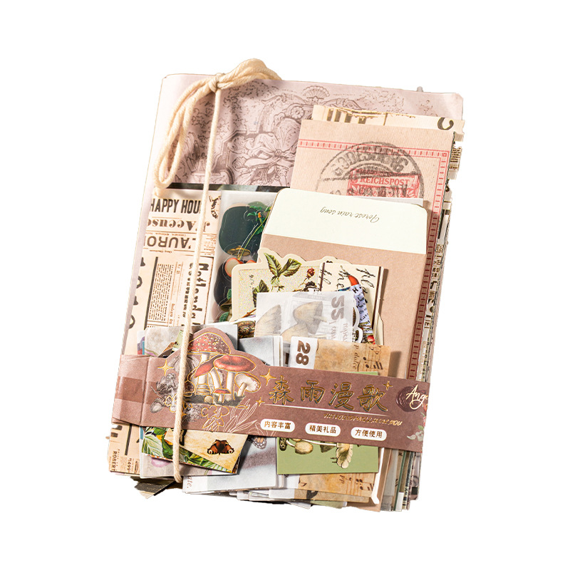 New Retro & fantasy series stickers are sure that the journal material niche artistic tag decoration diy material paper