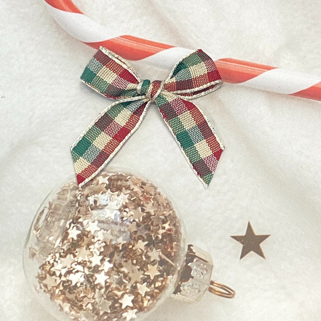 Christmas Festival Decoration 1.0 Plaid Hand Tie Tie Headwear Pendant Atmosphere Decoration Bow Diy Accessories Wholesale