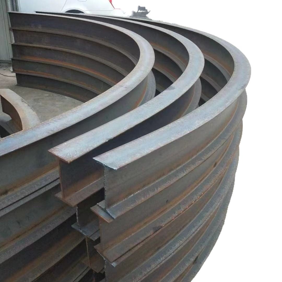 Q235B Q345B Low Alloy Cold Bent H-Shaped Steel I-Shaped Steel Bending Electric Hoist Guide Rail Galvanized H-Shaped Steel