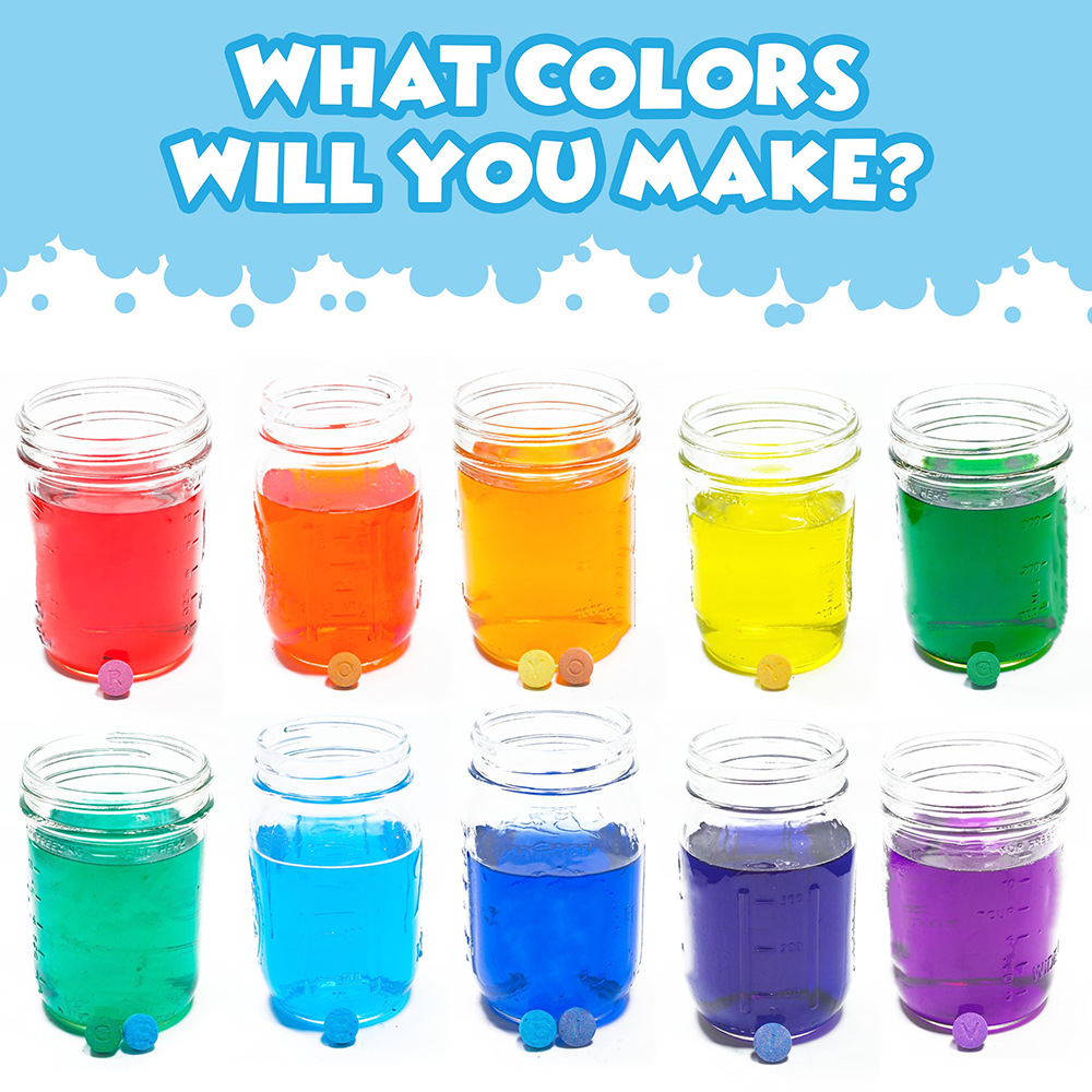 Amazon New Explosive Salt Color Tablet Bubble Water Effervescent Tablet Bath Dyeing Tablet Bath Salt Ball Bath Granules