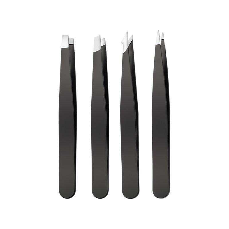 Stainless Steel Tweezers Eyebrow Clip 96 Eyebrow Clip Beard Plucking Eyebrow Trimming Clip Eyebrow Plucking Tweezers False Eyelashes Auxiliary Tool