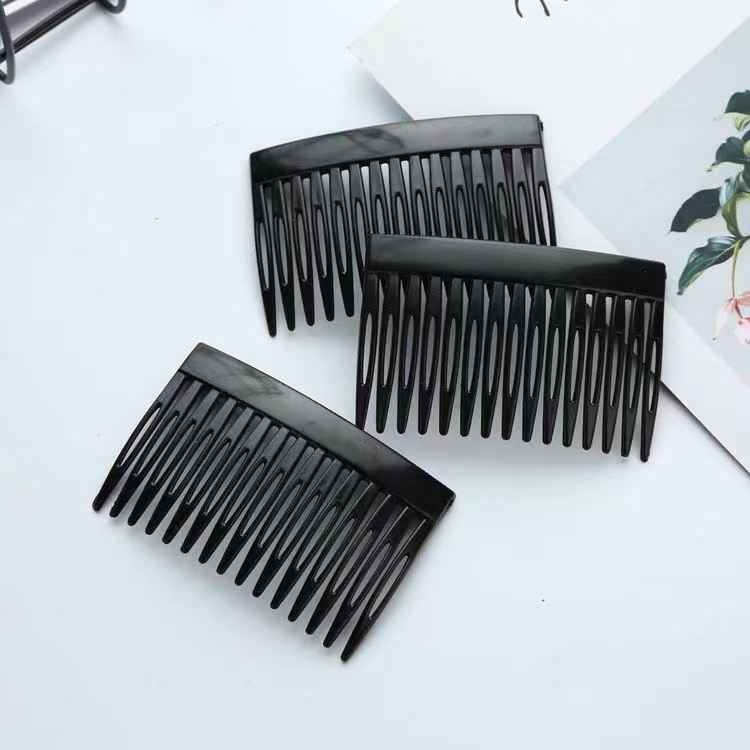 15 tooth comb 7*4.5cm hair comb transparent wedding veil jewelry DIY accessories foreign trade environmental protection comb