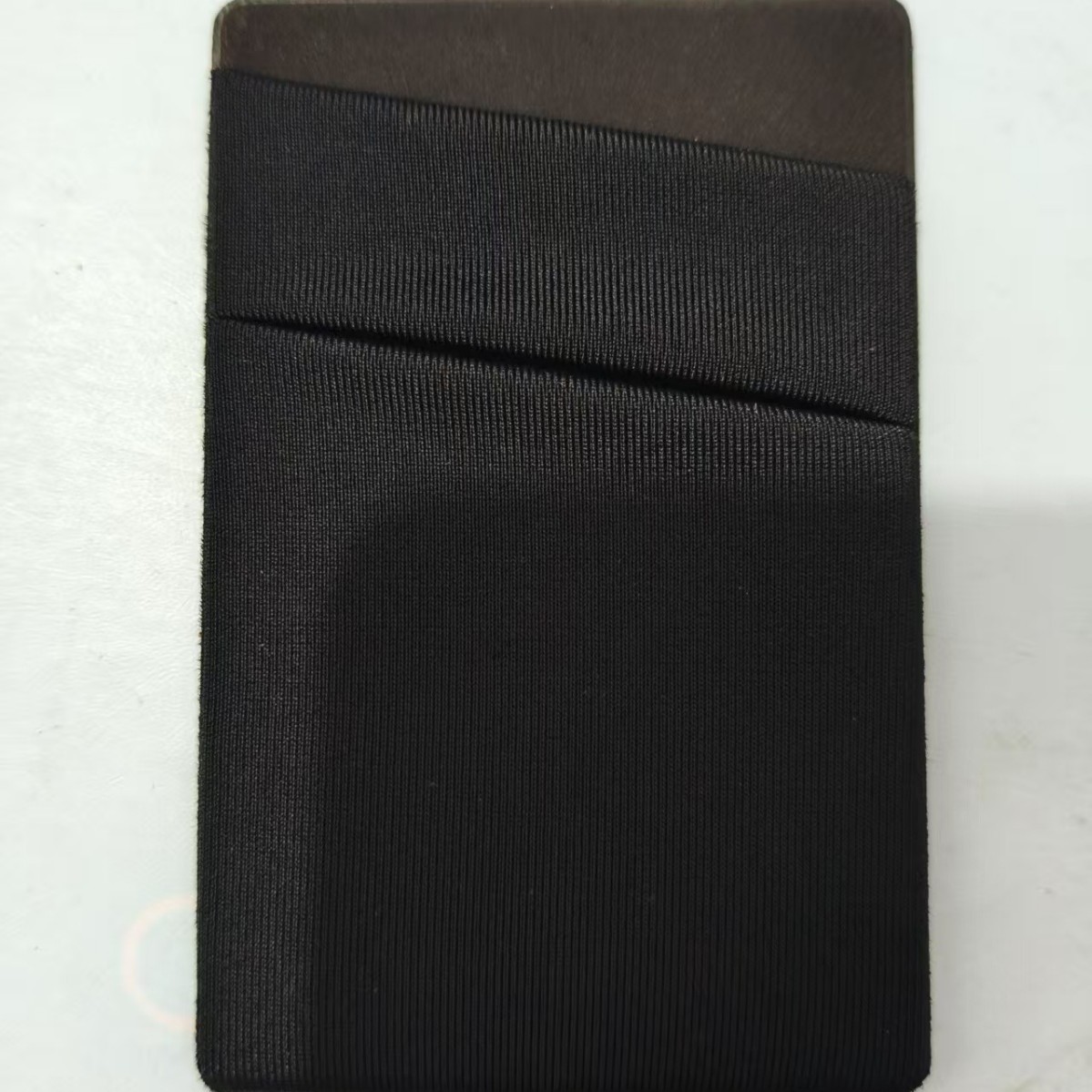 Самоклеящийся стикер для телефона из лайкры, накладка для карт, двухслойный магнитный держатель для карт, прямая продажа от производителя