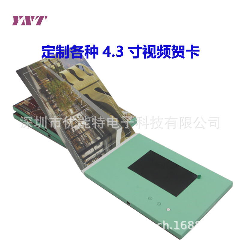 Прямые продажи 5 дюймов IPS высокое разрешение корпоративная рекламная видеооткрытка цифровая поздравительная карточка креативный рекламный подарок