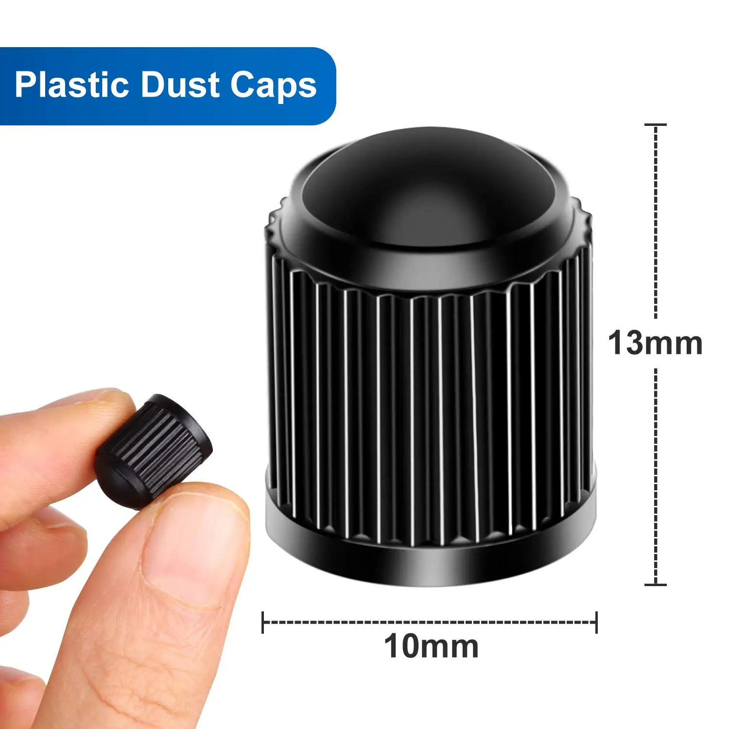 Car bicycle plastic valve cap dust cap inflatable nozzle cap small cap tire cap with sealing ring