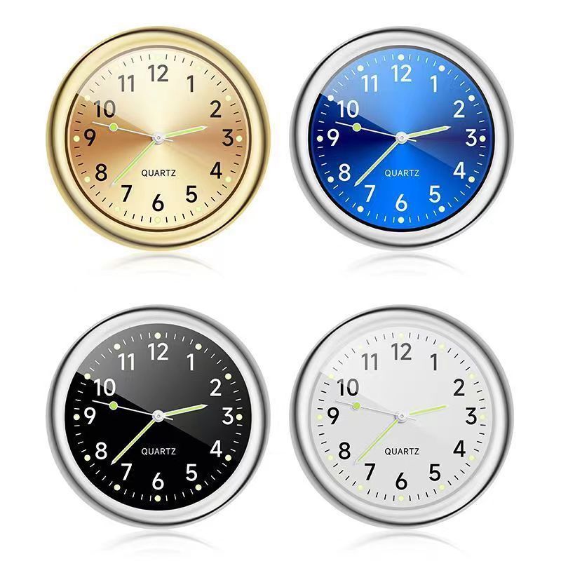 New fashion car watch car clock wholesale luminous decorative car clock metal car Watch head 40mm