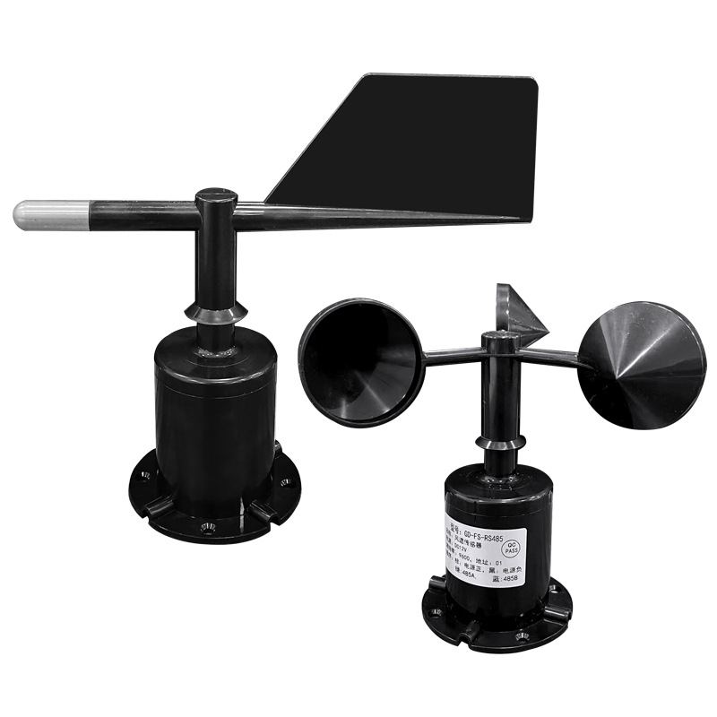 Three-cup anemometer weather station monitoring wind speed sensor 360 ° wind direction measuring instrument wind speed transmitter