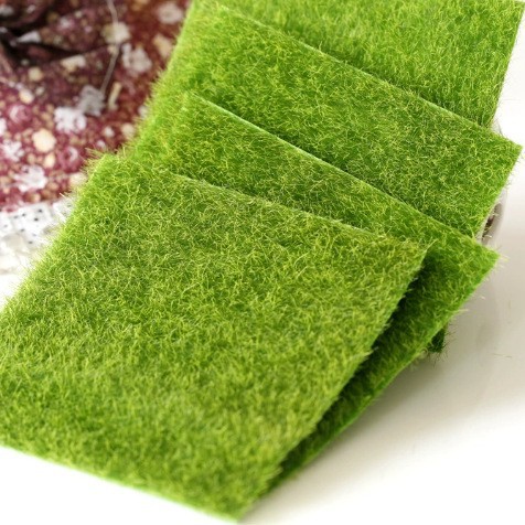 Micro-Landscape Creative Artificial Moss, Fake Moss for Ecological Bottle Decoration, Lawn Moss, Fake White Hair Moss for Handmade Crafts Wholesale