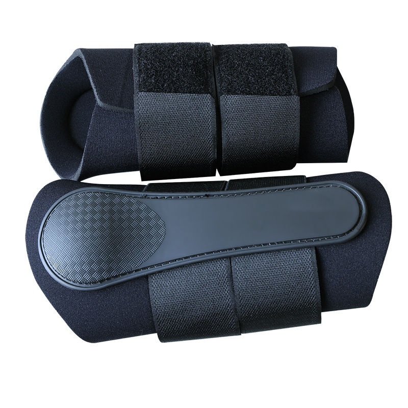 No. 15 Obstacle Horse Leggings, Horse Leggings, Nylon Hook-And-Loop Horse Leg Protectors, Thickeneded Diving Material Inner Pads with Good Buffering Effect