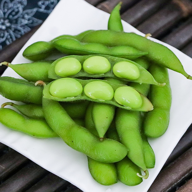 Chuyou Salted Edamame 1kg Commercial Frozen Fresh Boiled Edamame Shelled Edamame Salad Night Market Snack