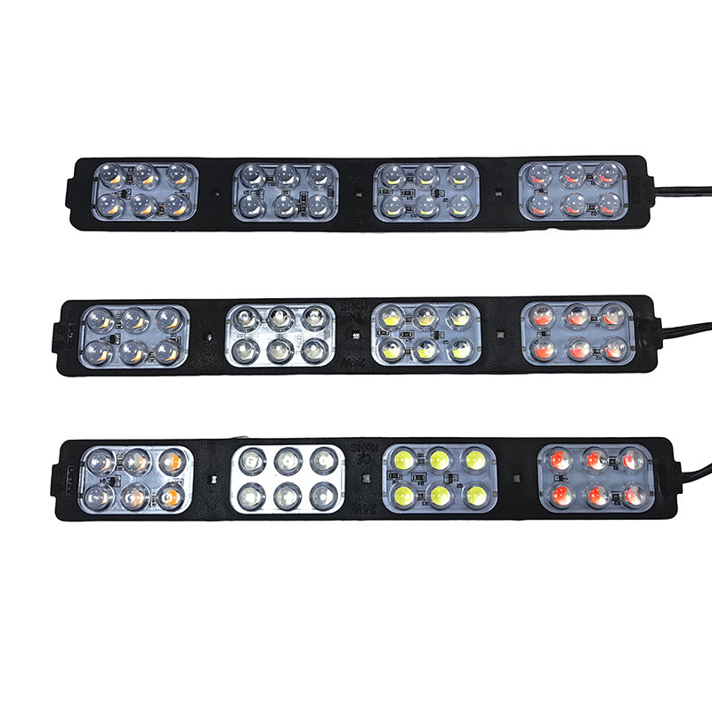 Source factory DC12V/24VLED24 lights red and blue flash module lights warning lights truck motorcycle signal lights