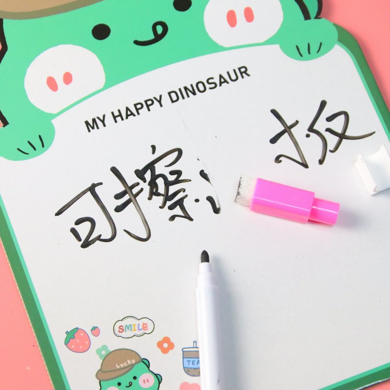 Creative children's cartoon erasable drawing board kindergarten early education double-sided painting graffiti whiteboard student writing message board
