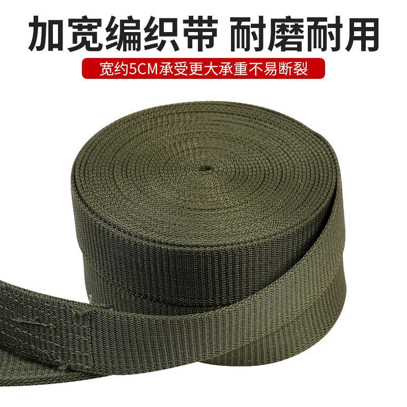 Truck binding belt rope tightener army green cargo fixed tightening rope tightener car thickened tensioner rope