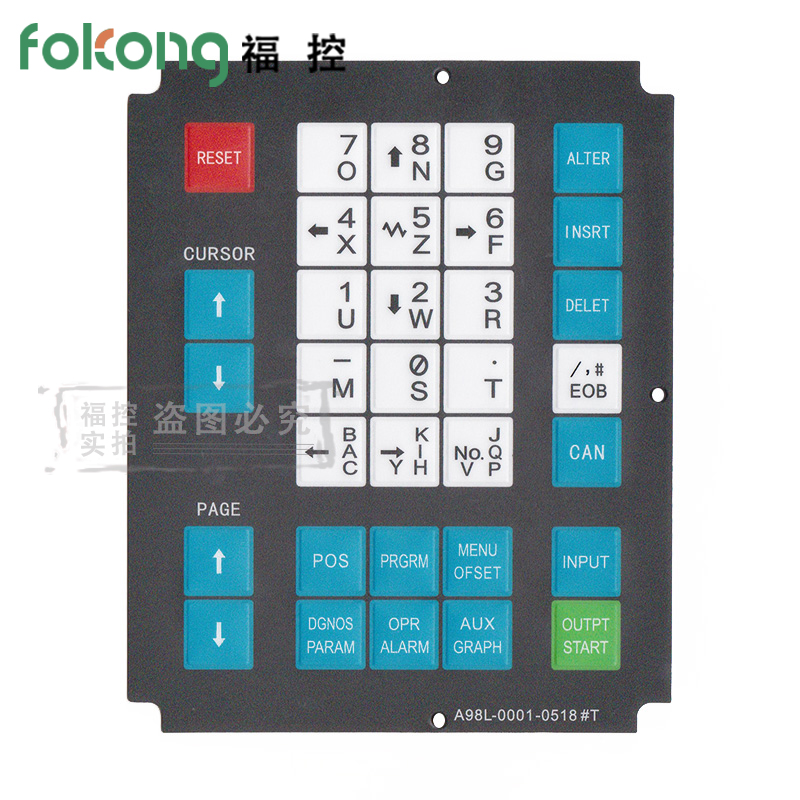 HoT SALes A98L-0001-0518 # T/M 02 A98L-0001-0568 # T/M Key MeMbrAne BuTTon PAneL