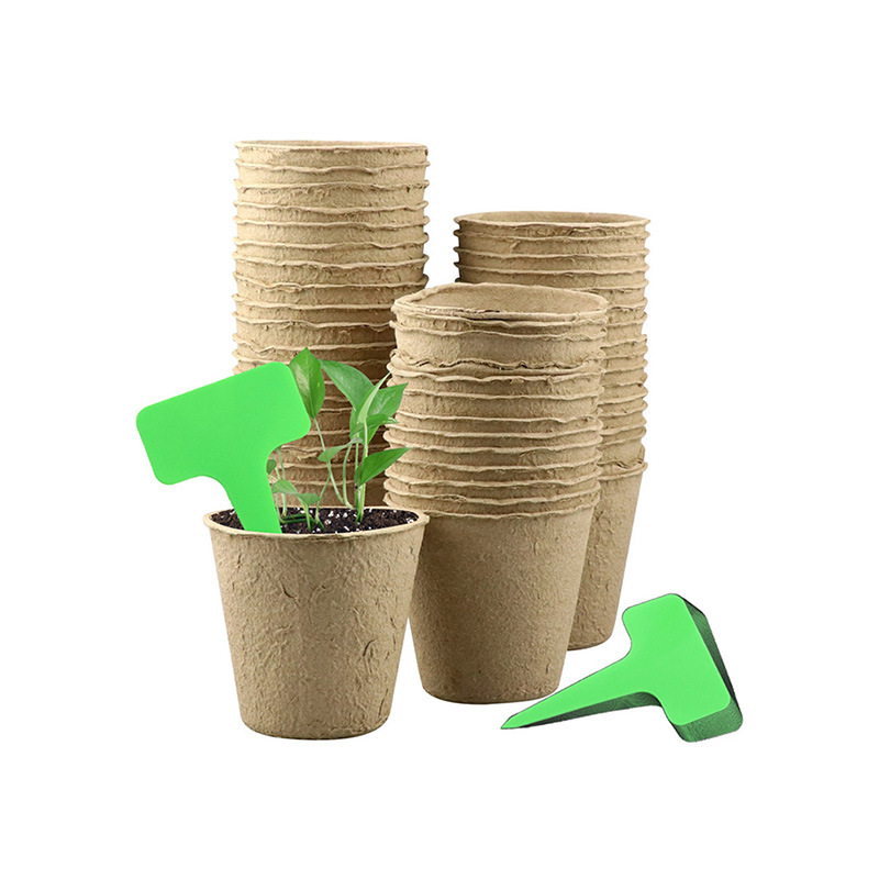 Biodegradable Pulp Seedling Cups Amazon Garden Flower Cross-Border 12-Grid Plant Pots Manufacturer Seedling Trays Wholesale