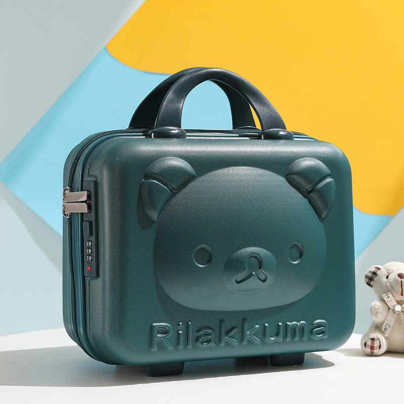 Bear Suitcase Gift High-End Fashion Travel Suitcase Retro Simple Cute Style Wholesale Trolley Case