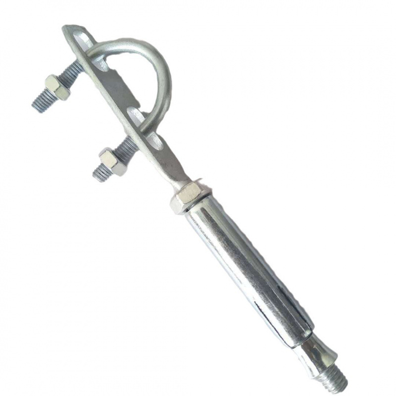 Natural Gas Pipeline Fixed Bracket Galvanized Expansion Bracket Light Rod Bracket U-Shaped Screw Pipe Clamp Hoop 4 Points 6 Points