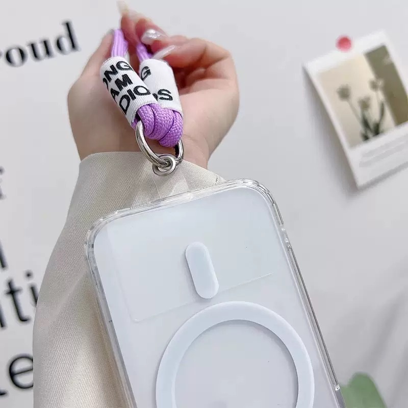 Mobile Phone Lanyard Spacer Pet Transparent Card Mobile Phone Case Back Sticker Fixed Clip Universal Anti-Lost Connection Piece