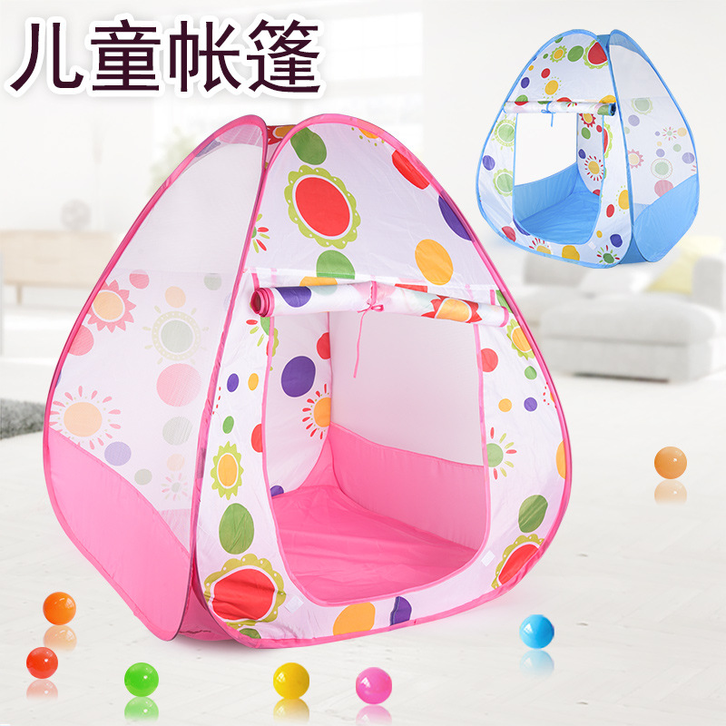 Детская многоцветная палатка портативный большой дом игровой домик внутри принцессы океанский шариковый бассейн игрушечный домик складной