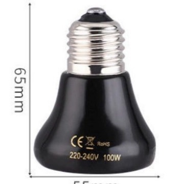 Crawler box ceramic heating lamp reptile pet turtle lizard palace guard snake winter thermal insulation 220V