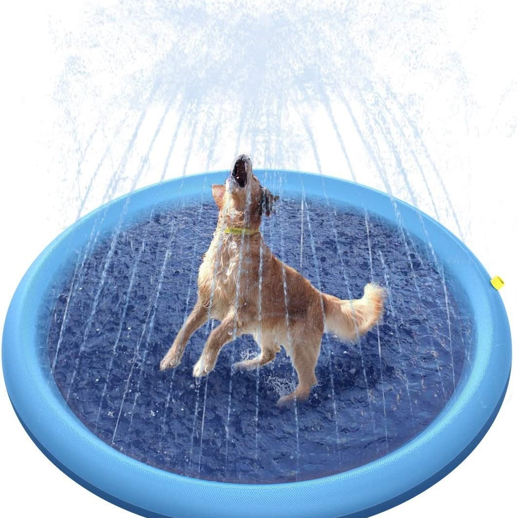 Various Types of Water Spray Mats in Stock, Dolphin Water Spray Mat, Elephant Water Spray Pool, Pet Water Spray Mat, Outdoor Non-Slip Water Spray Mat