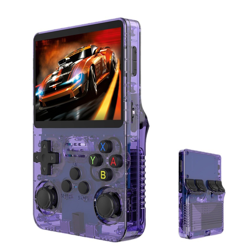 Original R36S Handheld Game Console, Genuine Open-Source R36S Portable Arcade Game Console, Nostalgic Arkos